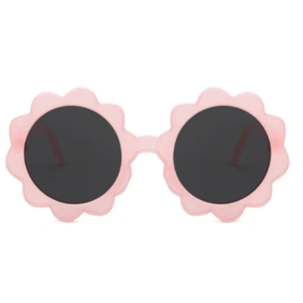 Light Pink Flower Sunglasses - Toddler